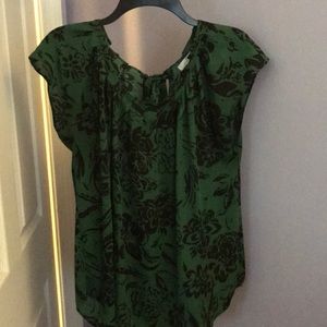 Lauren conrad pleated top size large